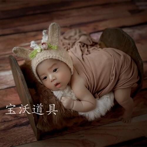 Newborn Jersey stretch wrap Stretch Knit wrap Layer fabric Knit Soft Swaddle Blanket Photography Props