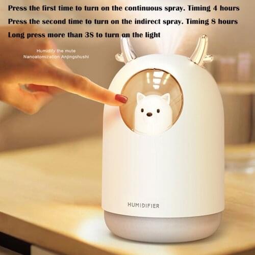 Ultrasonic USB Air Humidifier Timing Aroma Essential Oil car air freshener Mist Aroma Maker Fogger LED Humidificador Air purifie