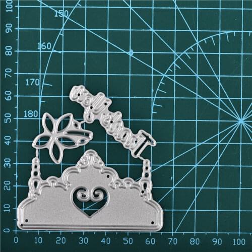 YaMinSanNiO Thank You Letter Dies Sheep Metal Cutting Dies Card Making Craft Dies Scrapbooking Embossing Stencil Die Cut