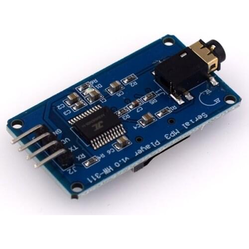 YX5300 UART TTL Serial Control MP3 Music Player Module Support MP3 / WAV Micro SD /SDHC Card For Arduino/AVR/ARM/PIC 3.2-5.2V DC