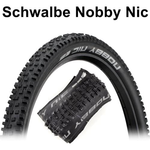 1Pair Schwalbe Nobby Nic MTB Tire 27.5 x 2.35 Evo TLE Snakeskin Folding Tubeless Tyre