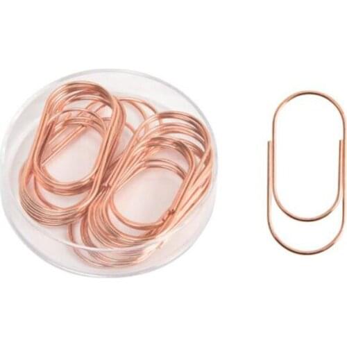 10sets Bookmark Binder Clip Gold Rose Gold Color Clip Home Office Accessories Paper Clips Patchwork Clips