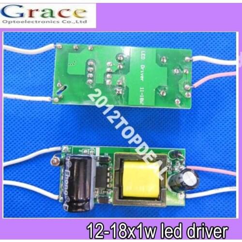 10pcs 300mA 12-18x1W Constant Current LED Light Driver Power Supply AC85-265V