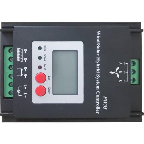 300W 12V/24V Auto work Wind Solar Hybrid System Charge Controller