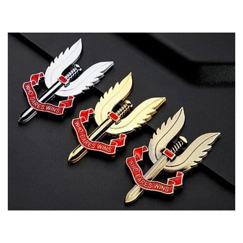 3D Metal Auto Stickers Metal Victory Badge Emblem Decal Motorcycle Modified Car Accessories