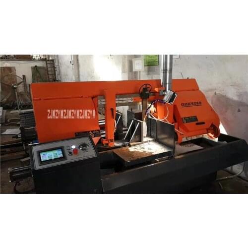 GZK4240 Horizontal CNC Automatic Sawing Machine Metal Sawing Machine Cutting Saw Machinery Tools 380V 5.5KW 24, 36, 54, 75m/min