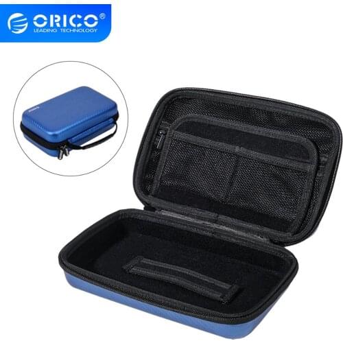 ORICO Hard Drive Case Protector Bag Portable Anti-press Digital Accessory Storage Box For HDD Power Bank USB Cable Charger Card
