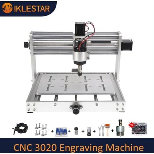 CNC 3020 Max Metal Engraving Machine 3 Axis DIY PCB Milling Machine GRBL Control Wood Router Laser Engraving/Milling Engraver