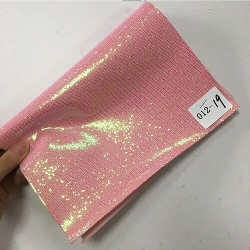 135x30cm Colorful Shiny Chunky Glitter Faux Leather Fabric Sheet for Making Shoes/Bag/Belt/Crafts/Purses