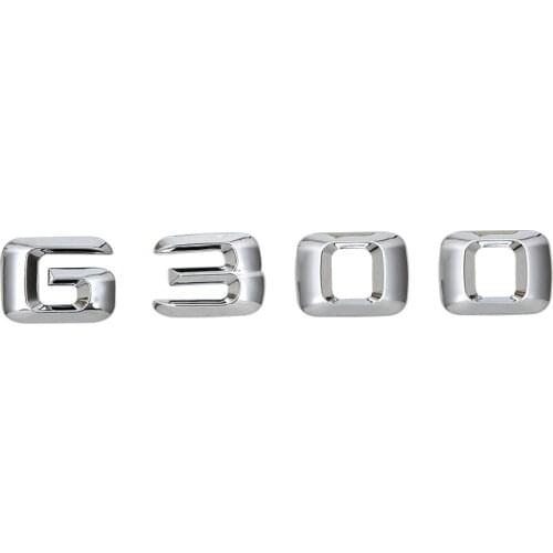 For G Series G300 W460 W461 W463 W204 W203 W211 W210 W212 W205 Rear Lid Emblem Badge Number Words Letters Sticker