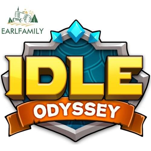 EARLFAMILY 13cm x 10.7cm for Idle Odyssey Car Sticker Vinyl Car Wrap Decal Refrigerator Motorcycle VAN Scratch-Proof Decoration