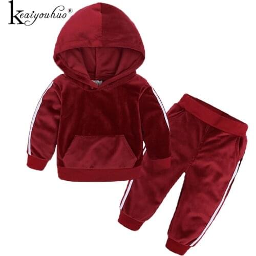 2020 Kids Clothes Sets Spring Toddler Boy Clothes Baby Girl Outfit Long Sleeve Cotton Girls Sport Suit Children Clothing Boy Set