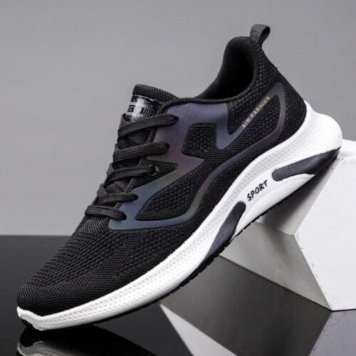 Feizhi trend running shoes mens non-slip wear-resistant breathable sports shoes student casual shoes spring new style