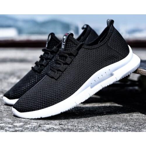 CasualRunning Shoes for Men 2021 Summer New Men Sneakers Lace Up Low Top Jogging Shoes Man Athletic Footwear Breathable Sale