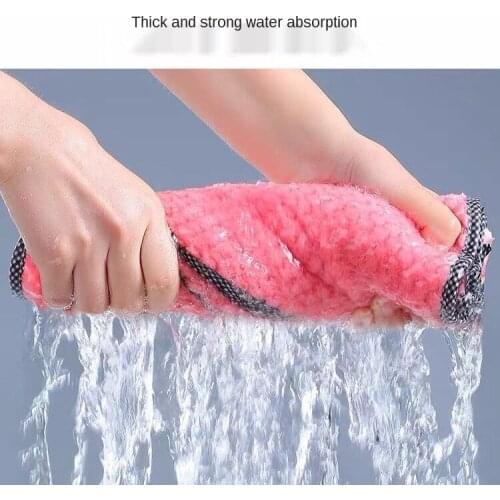 Kitchen daily dish towel, dish cloth, kitchen rag, non-stick oil, thickened table cleaning cloth, absorbent scouring pad