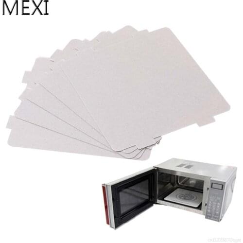 MEXI 5Pcs Mica Plates Sheets Microwave Oven Repairing Part 108x99mm Kitchen For Midea Series