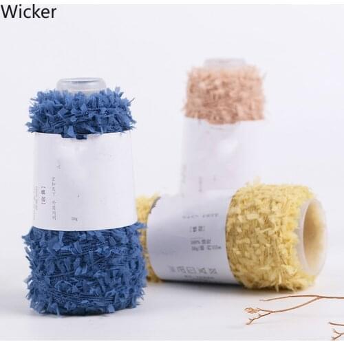 100% Nylon Novelty Eyelash Feather Yarn 8 Color-Choice for Hand Crocheting Sweater Cardigan 50g 155m/reel Hand Knitting Yarn