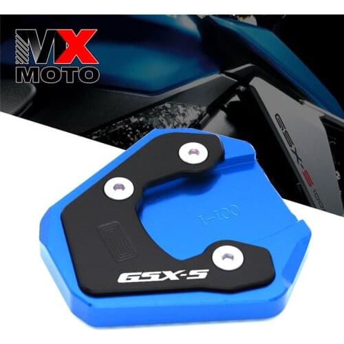 Suitable for Suzuki motorcycle GSX-S750 GSX-S1000 CNC aluminum alloy side support enlarged and widened gsx-s side parking foot s
