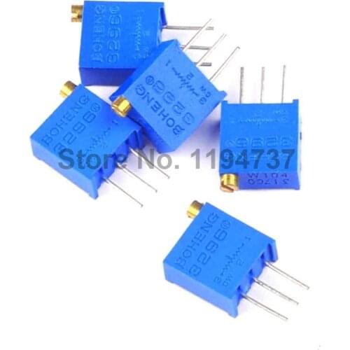 10PCS 3296W-1-200LF 3296W 20R Trimpot Trimmer Potentiometer