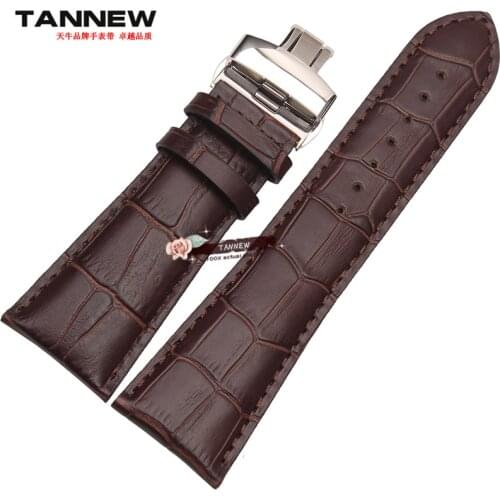 22mm 23mm 26mm 28mm black or brown mens latest high-quality leather strap with a bracelet free shipping