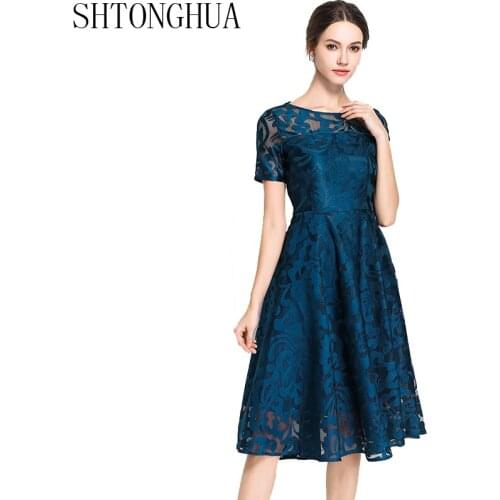 SHTONGHUA Short Summer Dresses