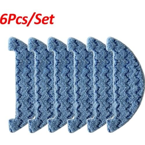 6PCS Mop Pad Cloth Replacement for ilife A7 A9S Mop Washable Reusable Pads Clean Cloths Mop Cloth