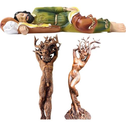 Saint Joseph Sleeping Statue Resin Figurine Catholic Christian Yard Desktop Ornaments Home Decor Gifts