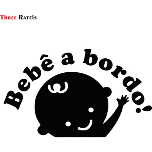 Three Ratels Stickers Baby In The Car