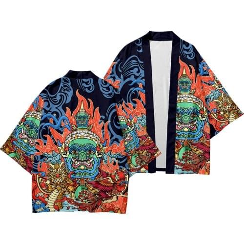 Summer Couple Traditional Japanese Clothing Kimono Pants Men Retro Yukata Asian Fashion Tang Suit Harajuku Hanfu Jacket