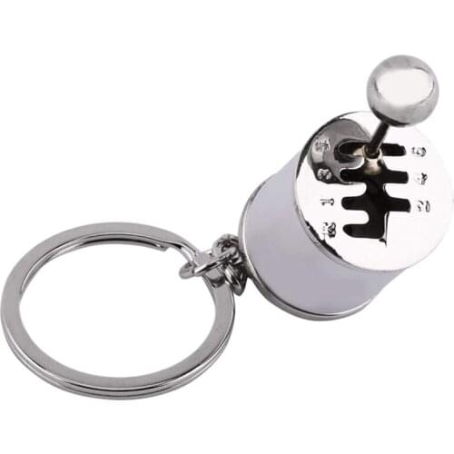 Creative Auto Parts Model 6-speed Gearbox Transmission Keychain Keyring Ring