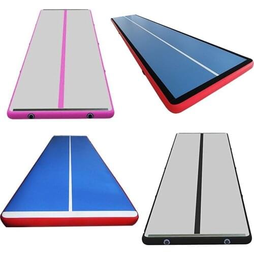 3M Air Track Inflatable Gymnastics Tumbling Mat Airtrack for Yoga Cheerleading Practice Gymnastics Beach Park Home Use With Pump