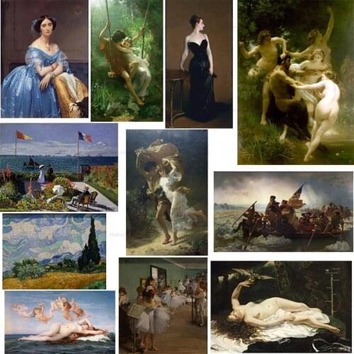 Famous Canvas Painting Medieval Painting Cypress Van Gogh Holland Hanging Picture Poster Wall Art Living Home Decoration