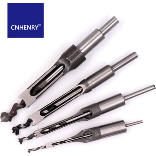 1Pc Square Hole Drill Bits 6-30mm Woodworking Tools Twist Auger Mortising Chisel Extended Saw For Wood Carving DIY Furniture