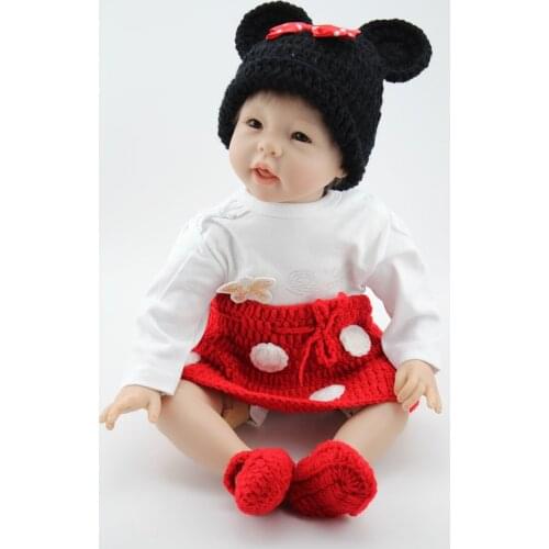 22" Newborn Doll Silicone Reborn Dolls Toys for Childrens Birthday Gift,22 Inch Reborn Dolls Babies Doll