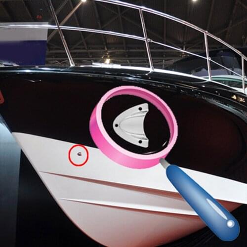 4pieces 316 Stainless Steel Large Clam Shell Vent Wire Cable Cover For Boat