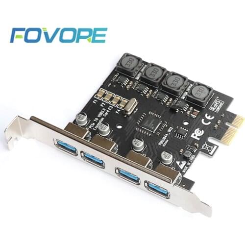 8A independent power supply PCIe USB adapter adapter PCI e USB 3 USB 3.0 PCI-e USB3 converter controller Expansion Card