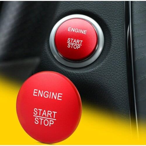 Car Styling Aluminum Start Stop Engine Push Button Key Cover Trim for Mercedes Benz W205 C180 C200 C250 W212 W166 GLA GLE350