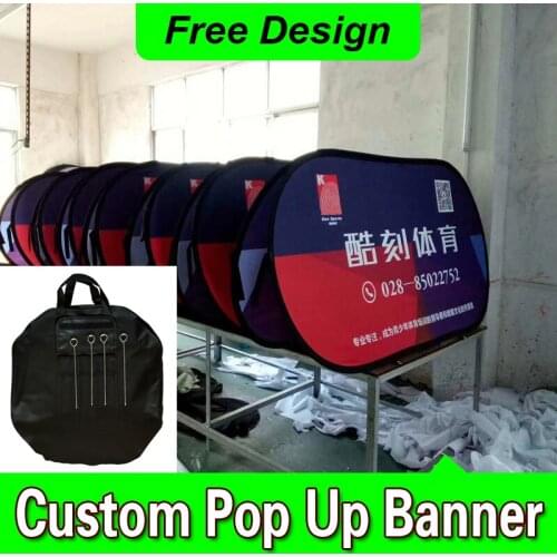 Free Design Free Shipping Horizontal A Frame Banner Pop Out Banner Outdoor Pop Up A-Frame Sideline Banner