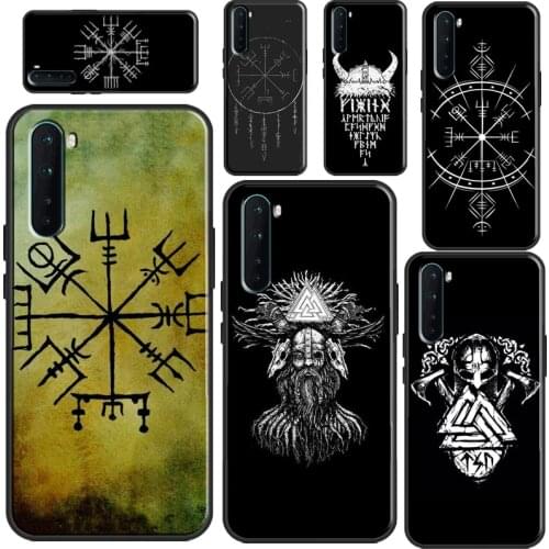 Hot Viking Vegvisir Odin Nordic Case For OPPO Reno 4 Pro Find X2 Pro For Realme C3 6 7 X7 X50 XT OnePlus Nord 7T 7 8 Pro