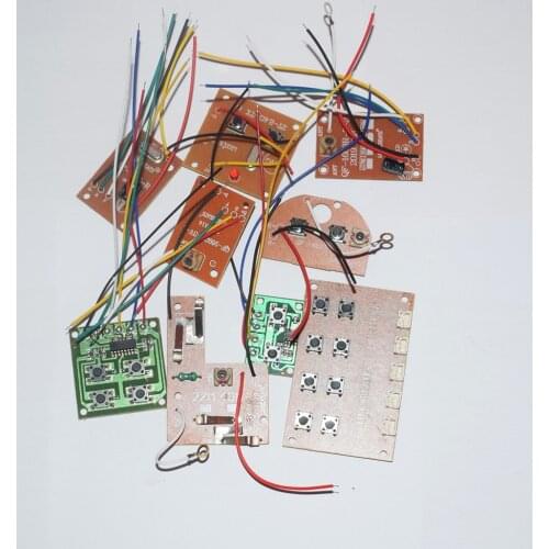 1pcs 27MHz 40MHz 2.4G 2-way 4-way 8-way remote control pcb rc car robot ship four axis aircraft diy toys parts model accessorie