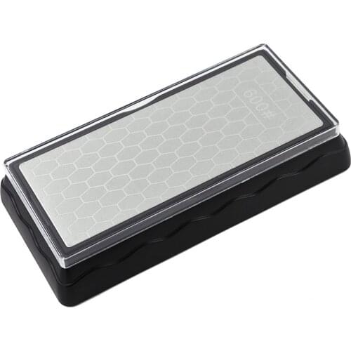 Double Sided Diamond Sharpening Stones #400/#600/#1000/#1200 Whetstone With Base