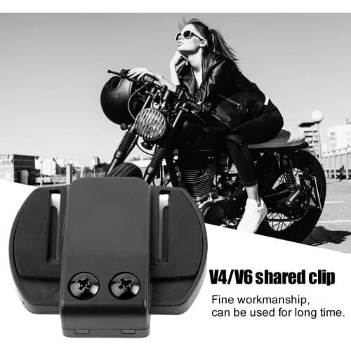 Microphone Speaker Headset V4/V6 Interphone Universal Headset Helmet Intercom Clip for Motorcycle Device