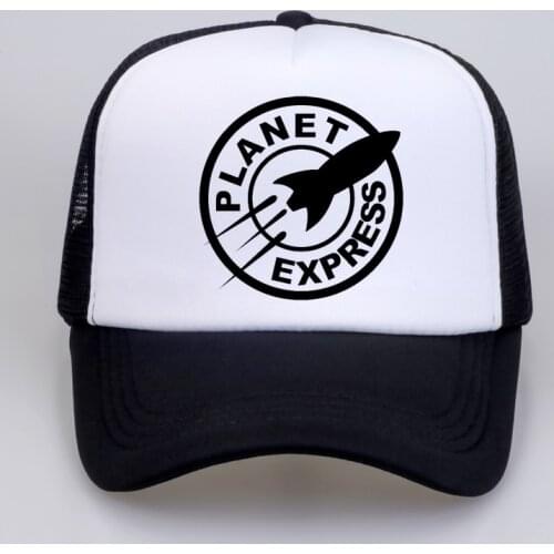 Planet Express Baseball Caps Rock Band cap Summer men women Cool Rock Pop Baseball Mesh Net Trucker Cap Dad Hat