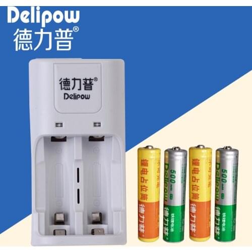 Delipow No. 7 lithium iron phosphate lithium battery 3.2V lithium iron phosphate battery set 10440 bags of mail Rechargeable Li