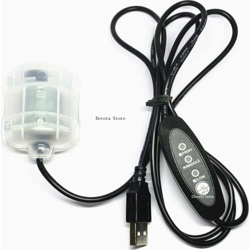 5V USB Massage Vibration Motor 3-Speed Mode Control Speed DIY Frog Feeder Motor
