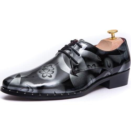 New Hot High Qulaity Men Business shoes Leather Men Casual Shoes Retro Brand Men Shoes Leather Lace-Up chaussure homme ete 2019