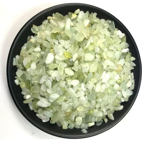 Natural Xinshan jade crystal flowerpot fish tank decoration