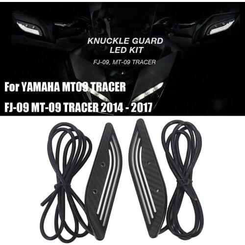 NEW Motorcycle hand guard Decorative lights Knuckle Guard LED Kit For YAMAHA FJ 09 MT 09 MT09 FJ09 TRACER 2014 2015 2016 2017