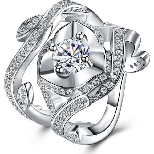 Popular Jewelry New Arrival Silver Plated Ring For Women Jewellery Supplier Wholesale Wedding Party