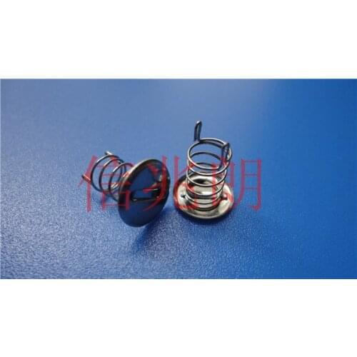 Touch buffer spring ( for PCB) with metal plate, double end